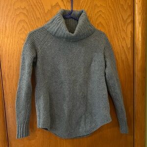Blue Pendleton Wool Turtleneck Sweater